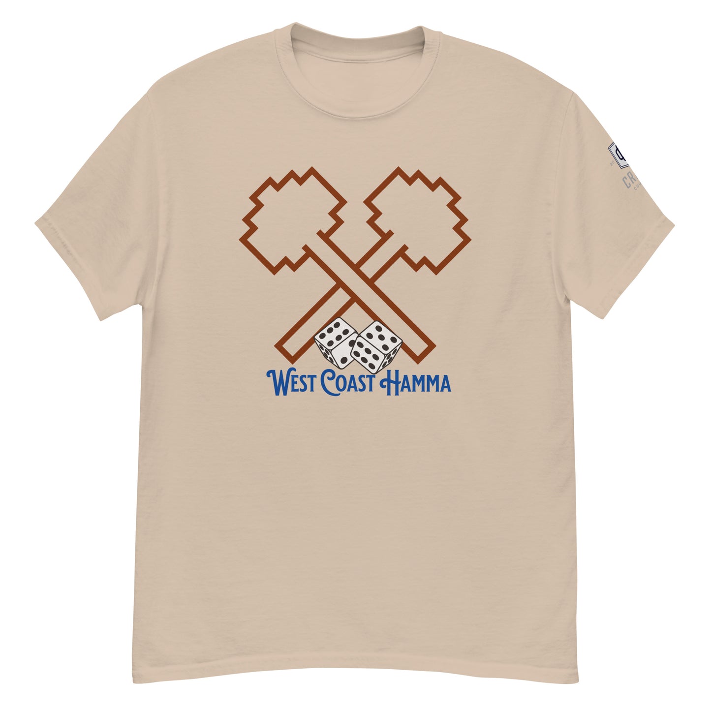 West Coast Hamma craps and dice shirt