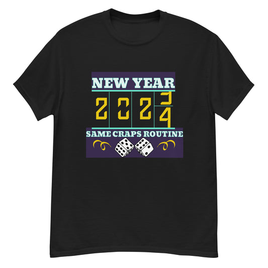 New Years 2024 craps and dice shirts