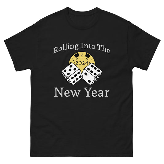 Rolling into the New Year craps and dice shirt