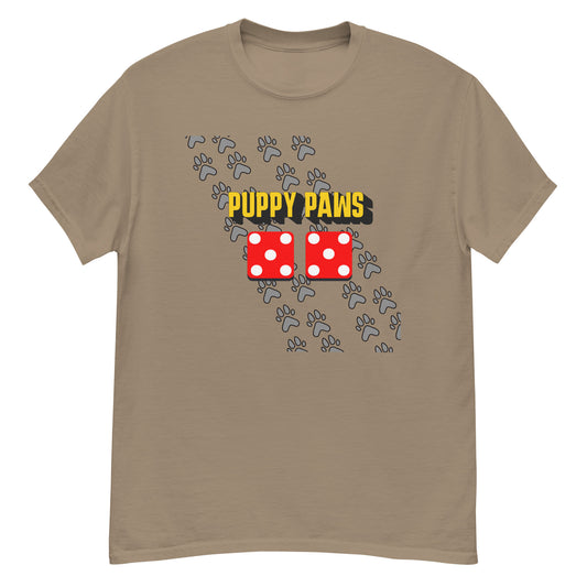 puppy paws craps and dice shirt