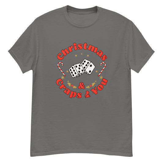 christmas craps 4 you craps and dice shirt