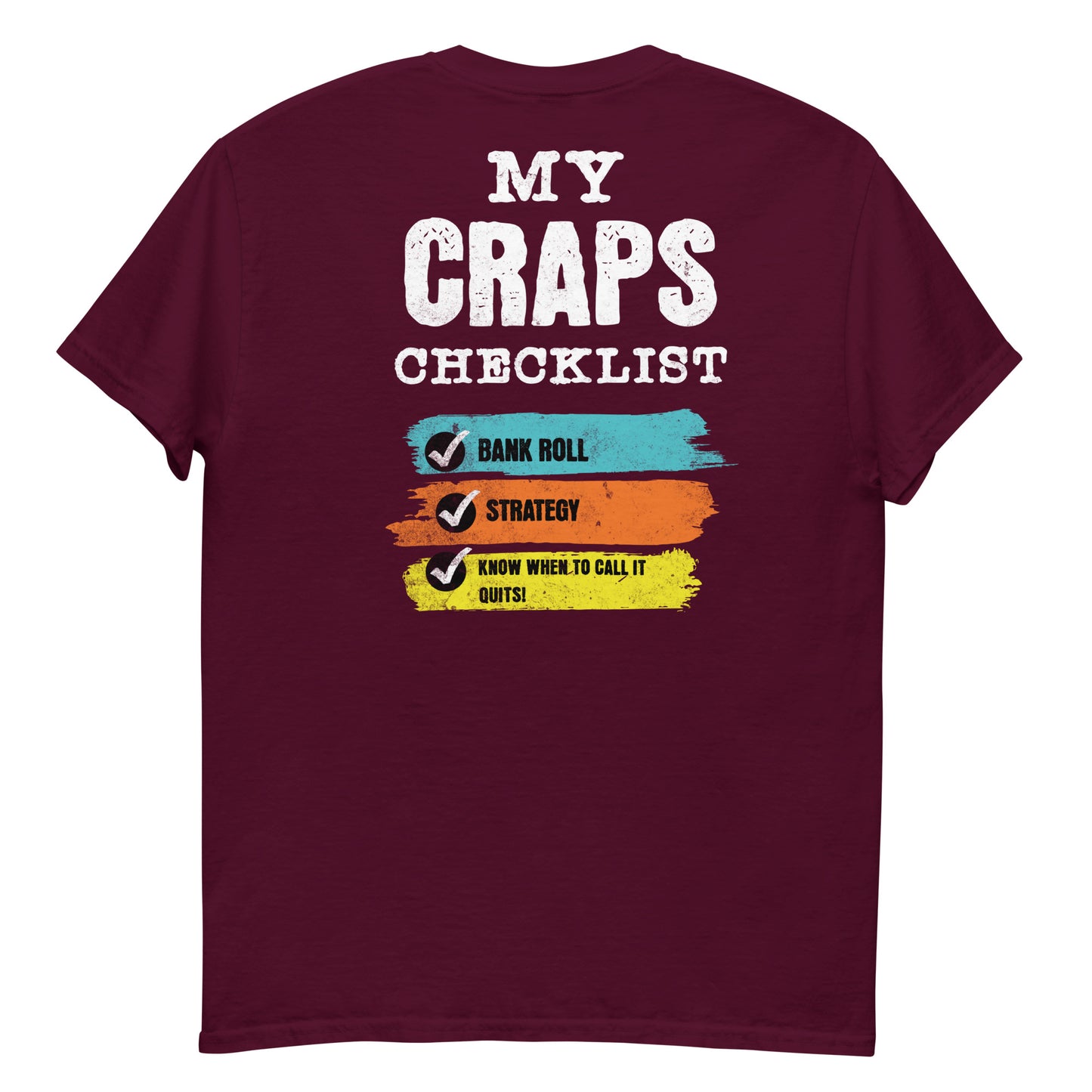 My Craps Checklist 2.0