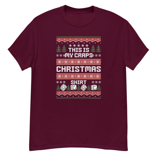 this is my craps christmas shirt craps and dice shirt