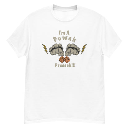 im a powah pressah craps and dice shirt