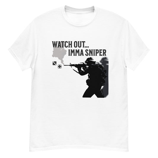 watch out... imma sniper craps and dice shirt